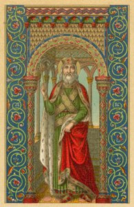Heiliger Eduard, König von England von French School