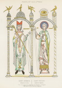 Der heilige Germain und der heilige Vincent von French School