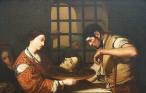 Salome mit dem Kopf von Johannes dem Täufer von French School