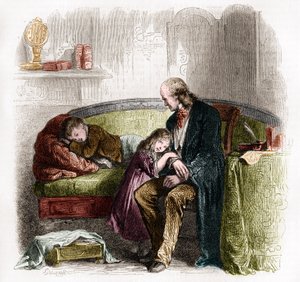 Samuel Hahnemann (1755 - 1843), Entdecker der Homöopathie. Gravur nach einer Zeichnung von Pauquet