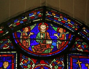 Szene aus dem Leben des St. Martin, Kathedrale von Chartres von French School