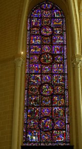 Szene aus dem Leben des St. Martin, Kathedrale von Chartres von French School