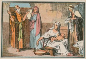 Szene aus dem Leben Jesu von French School