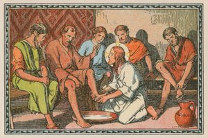 Szene aus dem Leben Jesu von French School