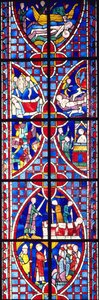 Szene aus dem Leben des Heiligen Vinzenz, 1245-1247