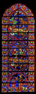 Szenen zum Tod von St. Vincent; Stifter Petrus Baillart von French School