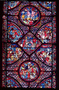 Szenen aus dem Leben Karls des Großen (747-814) aus dem Umgang, ca. 1215-25 von French School