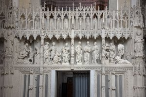 Szenen des Chors der Kathedrale von Chartres von French School