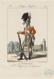 Schottisches 92. Infanterieregiment, ca. 1815 von French School