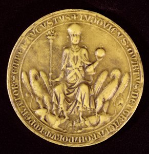Siegel von Ludwig IV. von Bayern, 13.-14. Jahrhundert von French School