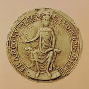 Siegel von Ludwig VIII. (1187-1226) (Wachs)