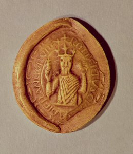 Siegel von Robert II. (ca. 970-1031) der Fromme, 997 n. Chr.