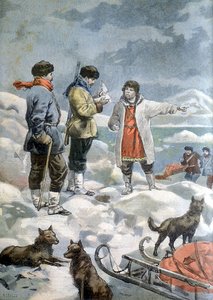 Suche nach der Andrée-Expedition von 1897, die versuchte, den Nordpol mit einem Ballon zu erreichen