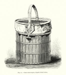Merowingisches Siegel, nach Abbé Cochet (Gravur) von French School