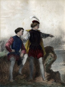 Siehst du? sagte Gustave Wasa (Gustav I. Wasa: 1495 - 1560) zu Sturce und zeigte ihm den schwarzen Punkt am Horizont (die dänische Flotte von Christian II. auf dem Weg nach Schweden) - in „Die berühmten Kinder - historische Erzählungen“ von Madame Eugenie 