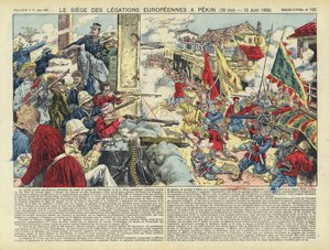 Belagerung der europäischen Gesandtschaften in Peking, Boxeraufstand, China, 20. Juni - 15. August 1900