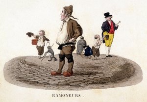 Kleine Schornsteine, die auf den Straßen schreien - Gravur