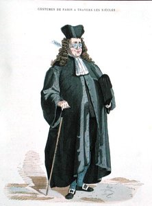 Rechtsanwalt im Jahr 1725, aus 