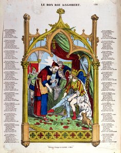 Liedtexte für Le Bon Roi Dagobert, Mitte des 19. Jahrhunderts von French School
