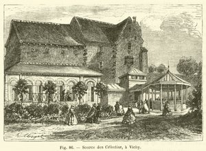 Quelle der Celestins in Vichy von French School