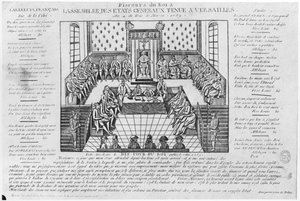 Rede von König Ludwig XVI. zur Eröffnung der Generalstände in Versailles, 4. Mai 1789 von French School