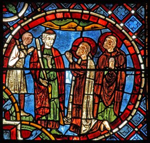 Die Heiligen Simon und Judas bitten um Gnade von French School