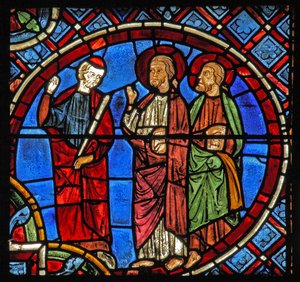 Die Heiligen Simon und Judas sprechen zu Warardac von French School