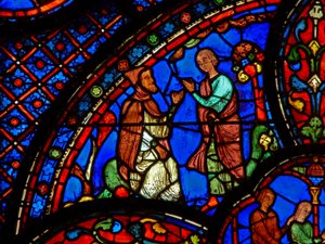 St. Antonius: hört die Lehren eines Einsiedlers von French School