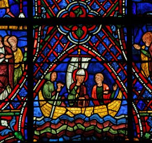 St. Apollinaire: in einem Boot