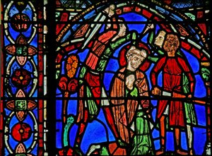 St. Cheron Fenster: Von Banditen überfallen
