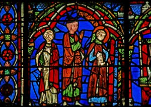 St. Cheron Fenster: Geht zur Schule