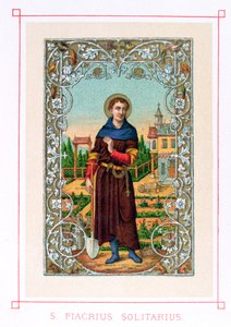 St. Fiacre (gest. 670) 1873