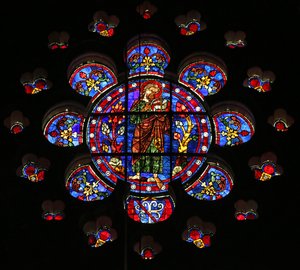 St. Johannes der Täufer in der Wüste mit dem Agnus Dei von French School