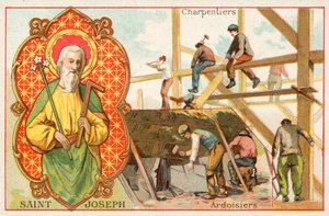 St. Josef, Schutzpatron der Zimmerleute und Dachdecker