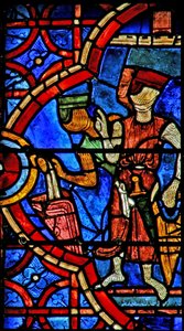 Die Mörder von Hl. Thomas Becket bereiten sich auf den Hinterhalt vor von French School