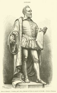 Statue von Ronsard, in Vendôme von French School