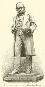Statuen der Gelehrten, Pierre-Paul Broca von French School