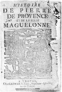 Geschichte von Pierre de Provence und der schönen Maguelonne, Bibliotheque Bleue, Troyes, 1738