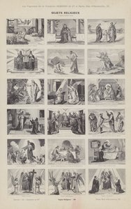 Religiöse Themen (Gravur) von French School