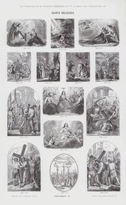 Religiöse Themen (Gravur) von French School