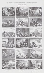 Religiöse Themen (Gravur) von French School