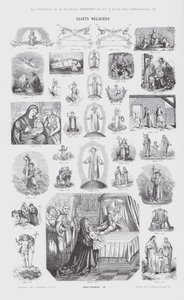Religiöse Themen (Gravur) von French School