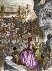 Folterung der Templer von French School