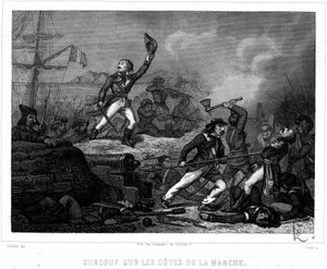 Surcouf an den Küsten des Ärmelkanals - in „Histoire des Pirates et Corsaires de l