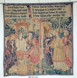 Susanna und die Ältesten, zentrales Panel aus der Geschichte von Susanna