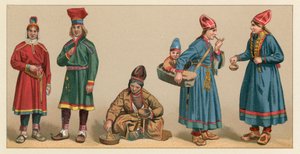 Schwedische Tracht von French School
