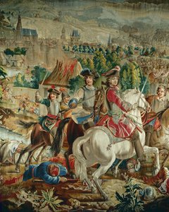 Wandteppich zeigt Karl, Herzog von Lothringen