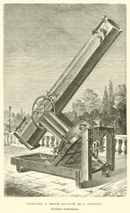 Spiegelteleskop von L. Foucault, Newtonsches System von French School