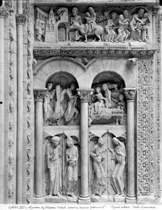 Die Verkündigung, der Besuch, die Anbetung der Weisen, vom Südportal, ca. 1130