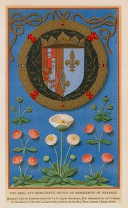 Die Waffen und Emblematischen Geräte von Marguerite von Navarra